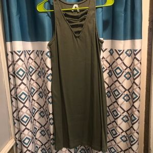Basic Cotton Ribbed Dress
